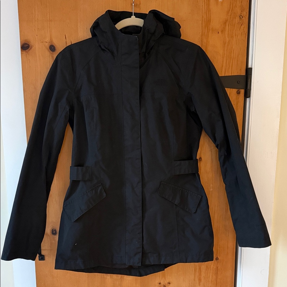 The North Face Women’s Black Hooded Rain Jacket